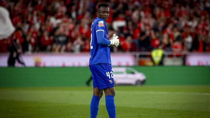 Andrew goalkeeper of Gil Vicente FC during the Liga Portugal Betclic match between SL Benfica and Gil Vicente FC at Estadio da Luz on September 28th, 2024 in Lisbon, Portugal. Foto: Valter Gouveia