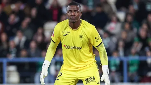 Andrew durante partida entre Gil Vicente e Sporting na Liga de Portugal 2025/26.