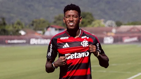 Vitão no Ninho do Urubu. Foto: Adriano Fontes/Flamengo