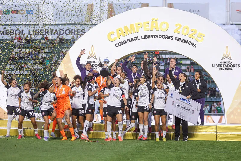 A Libertadores Feminina foi a competição que mais rendeu para o Corinthians, cerca de R$ 10 milhões - Foto: Staff Images Woman/Conmebol