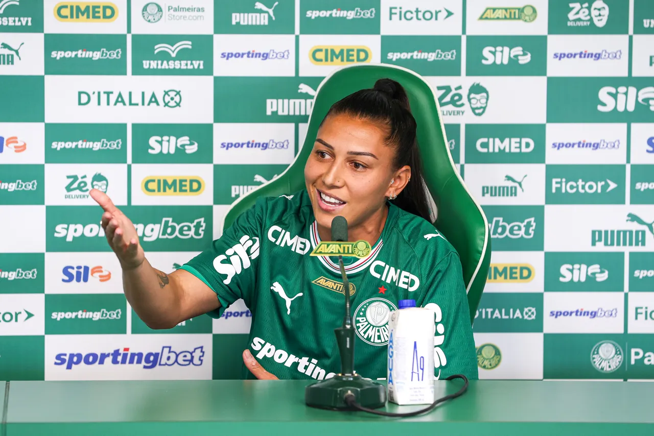 Bia Zaneratto (Foto: Fabio Menotti/Palmeiras/by Canon)