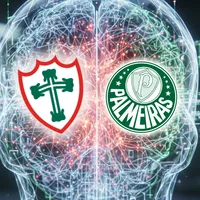 IA prevê placar de Portuguesa x Palmeiras com Verdão vencendo por 2x1