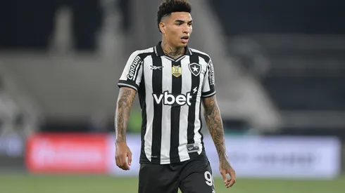 Igor Jesus jogador do Botafogo durante partida contra o Ceara no estadio Engenhao pelo campeonato Brasileiro A 2025. Foto: Thiago Ribeiro/AGIF