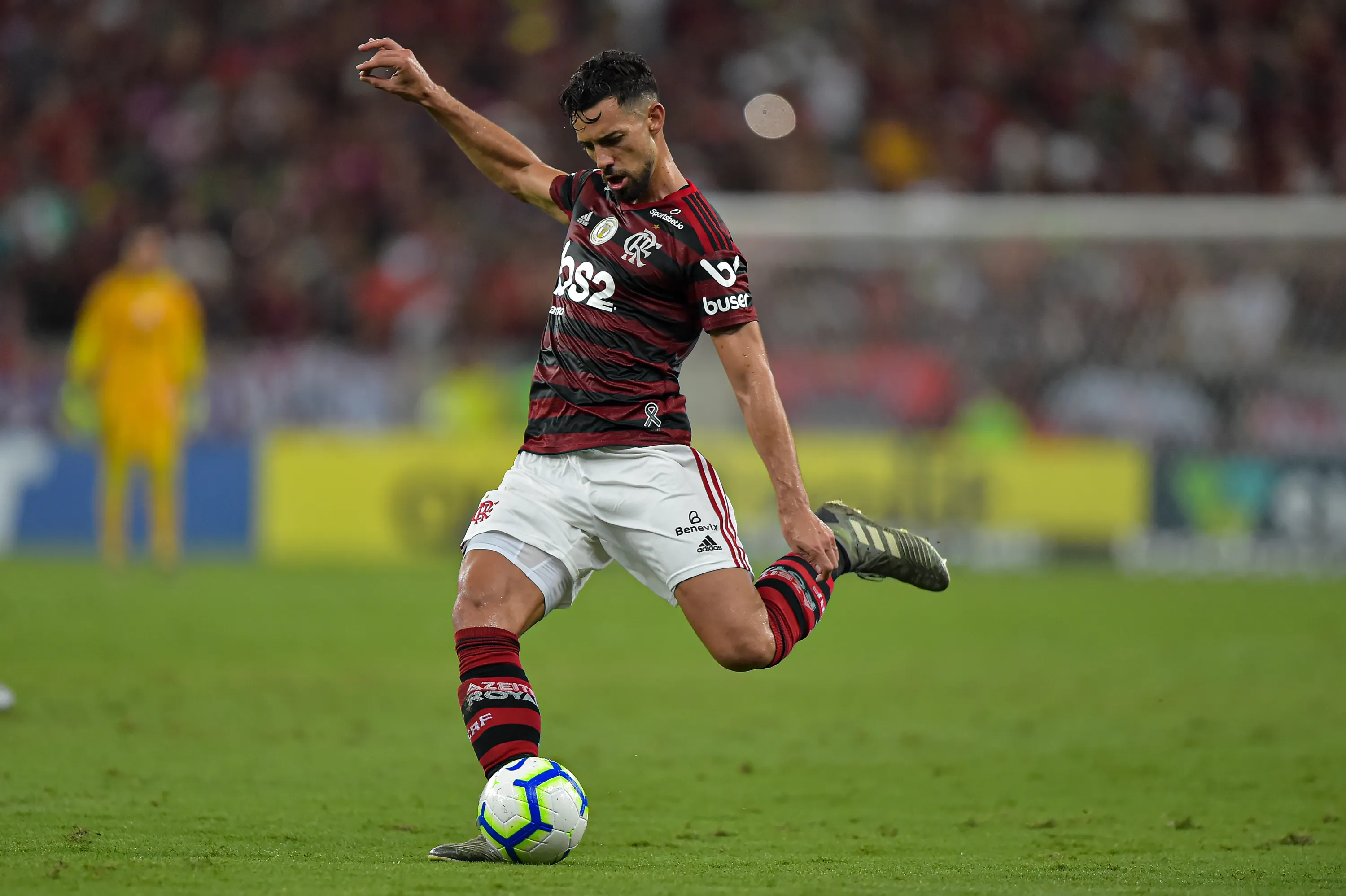 RJ – Rio de Janeiro – 10/11/2019 – Brasileiro A 2019, Flamengo x Bahia -Pablo Mari jogador do Flamengo durante partida contra o Bahia no estadio Maracana pelo campeonato Brasileiro A 2019. Foto: Thiago Ribeiro/AGIF