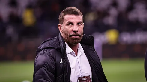 Pedrinho presidente do Vasco durante partida contra o Corinthians no estadio Arena Corinthians pelo campeonato Copa Do Brasil 2025. Foto: Fabio Giannelli/AGIF