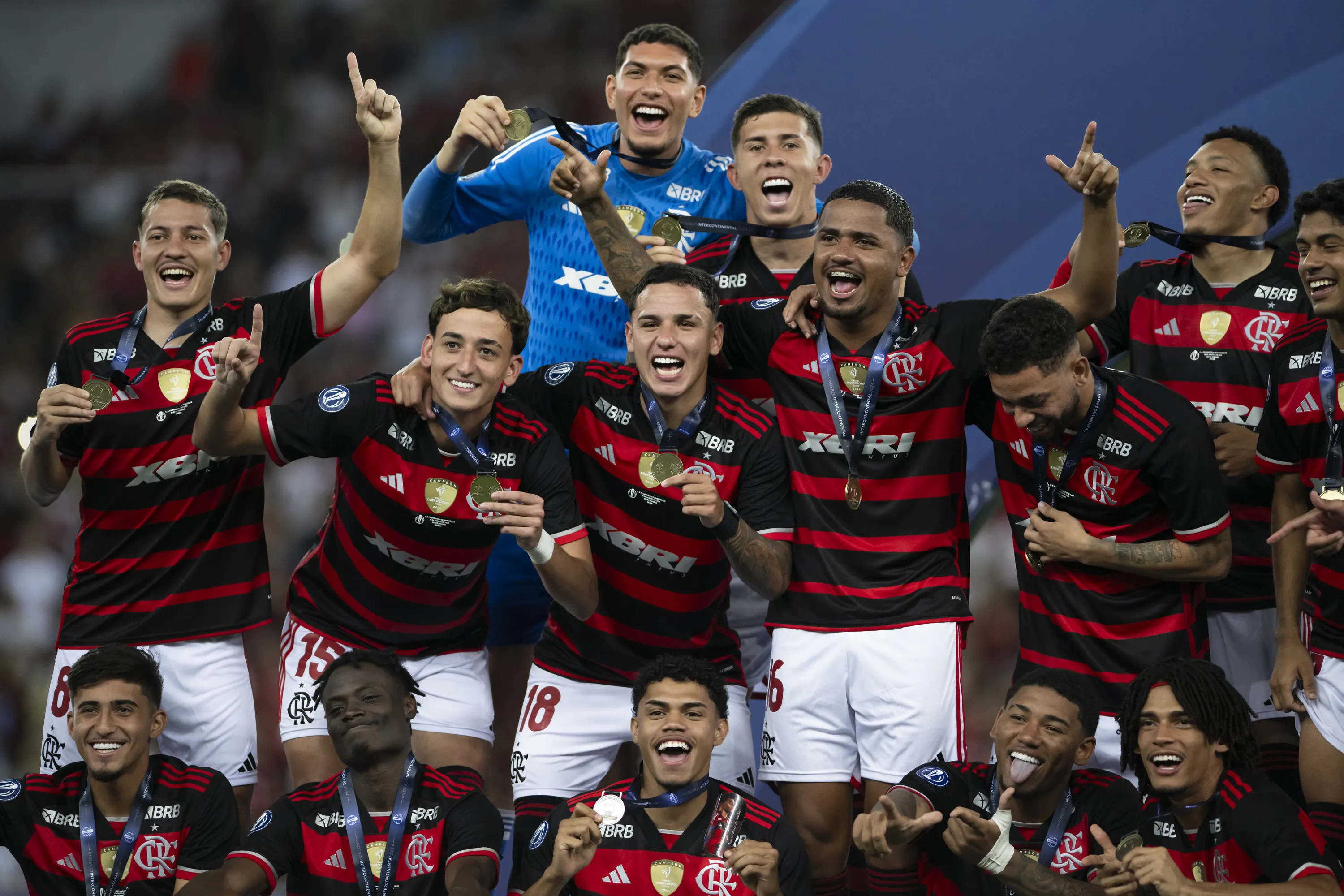 Flamengo estreia no Carioca com time formado por Garotos do Ninho. Foto: Jorge Rodrigues/AGIF