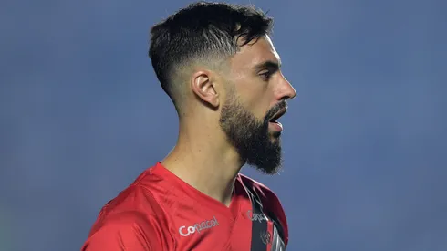 Mastriani durante confronto entre Vasco x Athletico no Brasileirão de 2024.