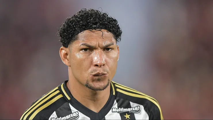 Rony jogador do Atletico-MG durante partida contra o Flamengo no estadio Maracana pelo campeonato Copa Do Brasil 2025. Foto: Thiago Ribeiro/AGIF