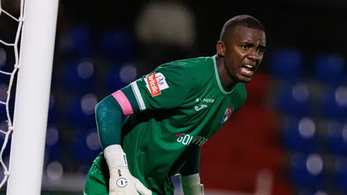 Andrew Ventura seen during Liga Portugal game between teams of FC Alverca and Gil Vicente FC (Maciej Rogowski Ball Raw Images) Alverca Complexo Desportivo Alverca Portugal