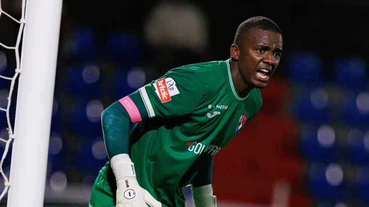 Andrew Ventura seen during Liga Portugal game between teams of FC Alverca and Gil Vicente FC (Maciej Rogowski Ball Raw Images) Alverca Complexo Desportivo Alverca Portugal