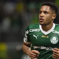 Vitor Roque pode ser desfalque do Palmeiras contra o Santos