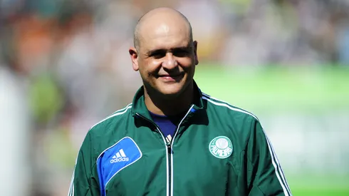 Marcos, goalkeeper of Palmeiras during the match between Palmeiras and Sao Caetano-SP for the Brazilian Series B 2013 at Pacaembu stadium on October 26, 2013 in Sao Paulo, Brazil. (Photo by Helio Suenaga/Getty Images)