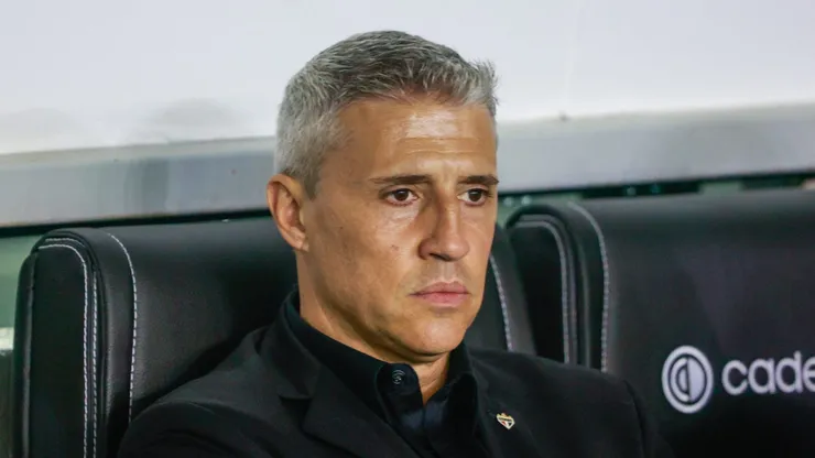 Hernan Crespo tecnico do Sao Paulo durante partida contra o Juventude no estadio Alfredo Jaconi pelo campeonato Brasileiro A 2025. Foto: Luiz Erbes/AGIF