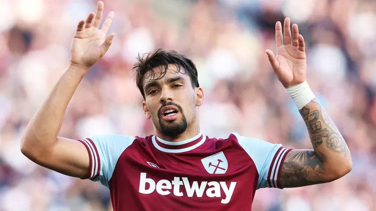 Lucas Paquetá pelo West Ham. (Photo by Richard Pelham/Getty Images)