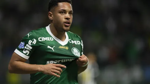 Vitor Roque, jogador do Palmeiras