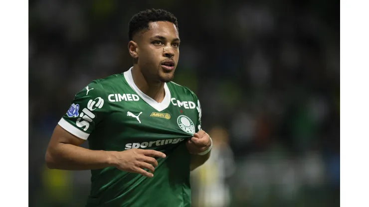 Vitor Roque, jogador do Palmeiras