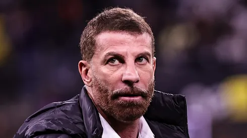 Pedrinho presidente do Vasco durante partida contra o Corinthians no estadio Arena Corinthians pelo campeonato Copa Do Brasil 2025. Foto: Fabio Giannelli/AGIF