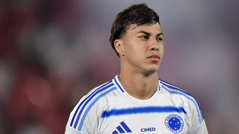 Kaio Jorge jogador do Cruzeiro durante partida contra o Flamengo no estadio Maracana pelo campeonato Brasileiro A 2025.