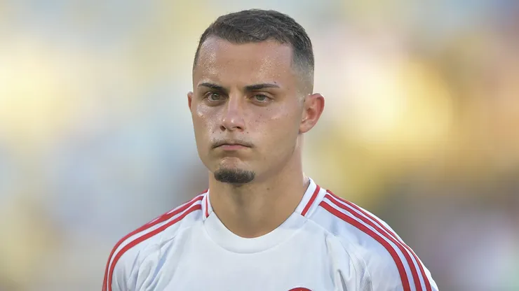 Bruno Gomes jogador do Internacional durante partida contra o Fluminense no estadio Maracana pelo campeonato Brasileiro A 2025.