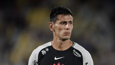 Angileri jogador do Corinthians durante partida contra o Fluminense no estadio Maracana pelo campeonato Brasileiro A 2025.