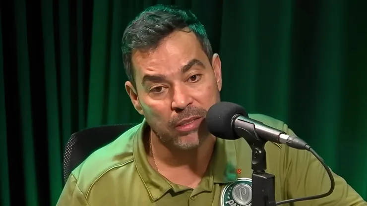 Coordenador da base do Palmeiras eximiu a arbitragem e criticou a atuação da equipe. Foto: Reprodução Podporco/ Youtube