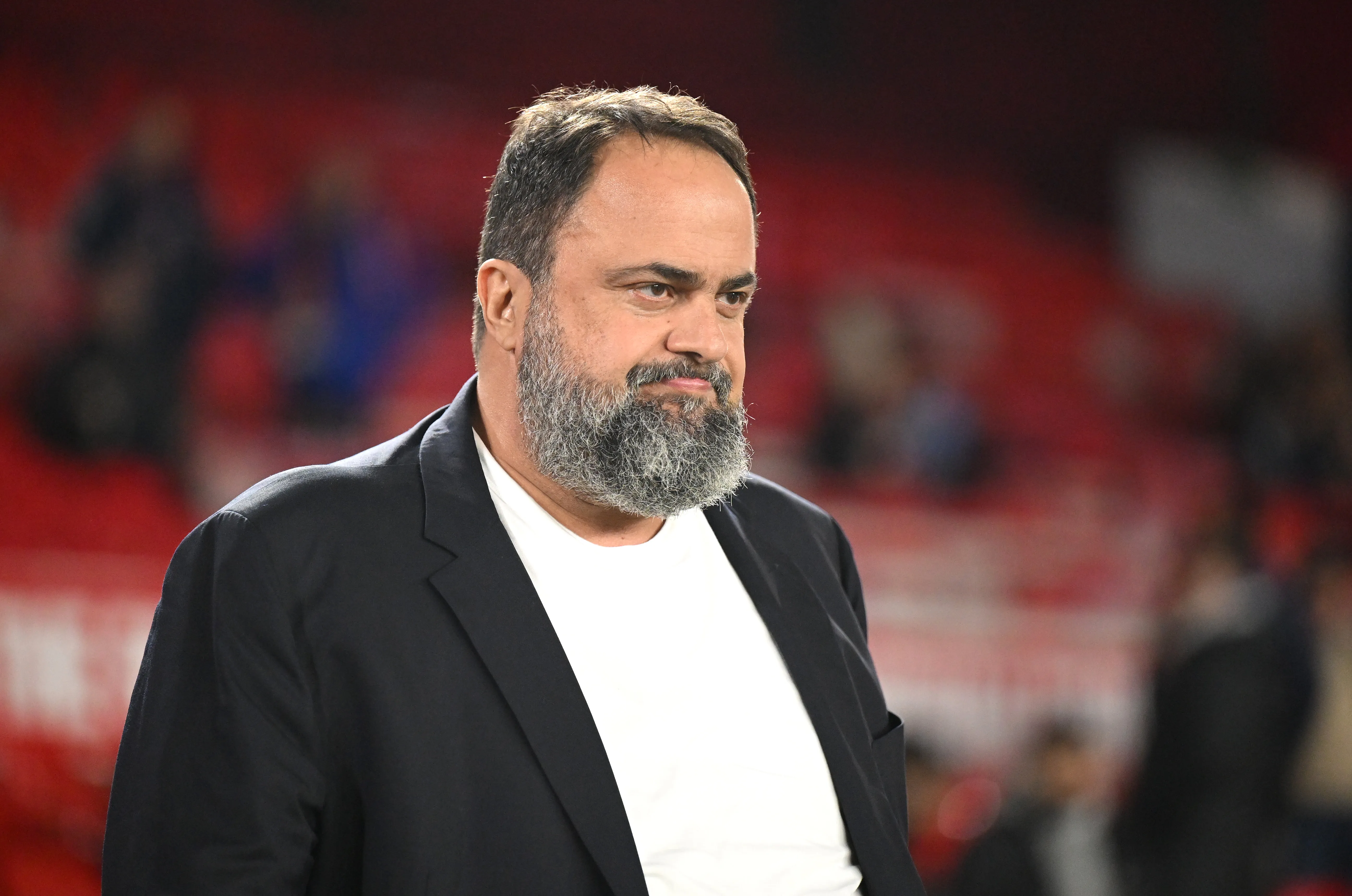 Bilionário grego Evangelos Marinakis. Foto: Michael Regan/Getty Images
