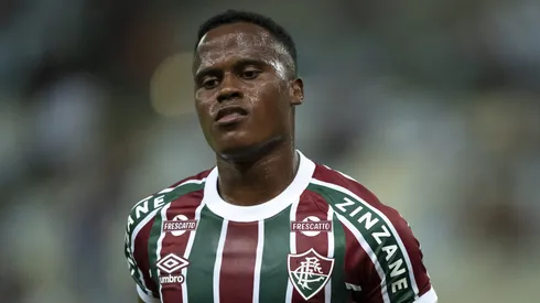 Jhon Arias jogador do Fluminense durante partida contra o Union Espanola no estadio Maracana pelo campeonato Copa Sul-americana 2025. Foto: Jorge Rodrigues/AGIF