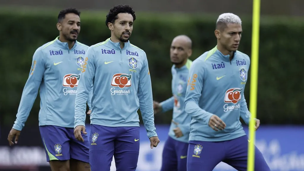 Treino da Seleção Brasileira. Foto: @rafaelribeirorio / CBF