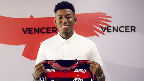 Vitão no Ninho do Urubu. Foto: Adriano Fontes/Flamengo