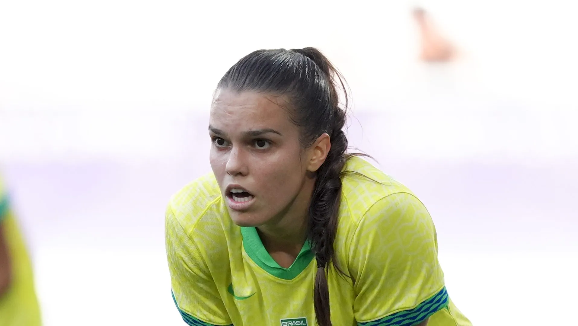 Ana Vitória pela Seleção Brasileira (Photo by Juan Manuel Serrano Arce/Getty Images)