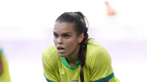 Ana Vitória pela Seleção Brasileira (Photo by Juan Manuel Serrano Arce/Getty Images)