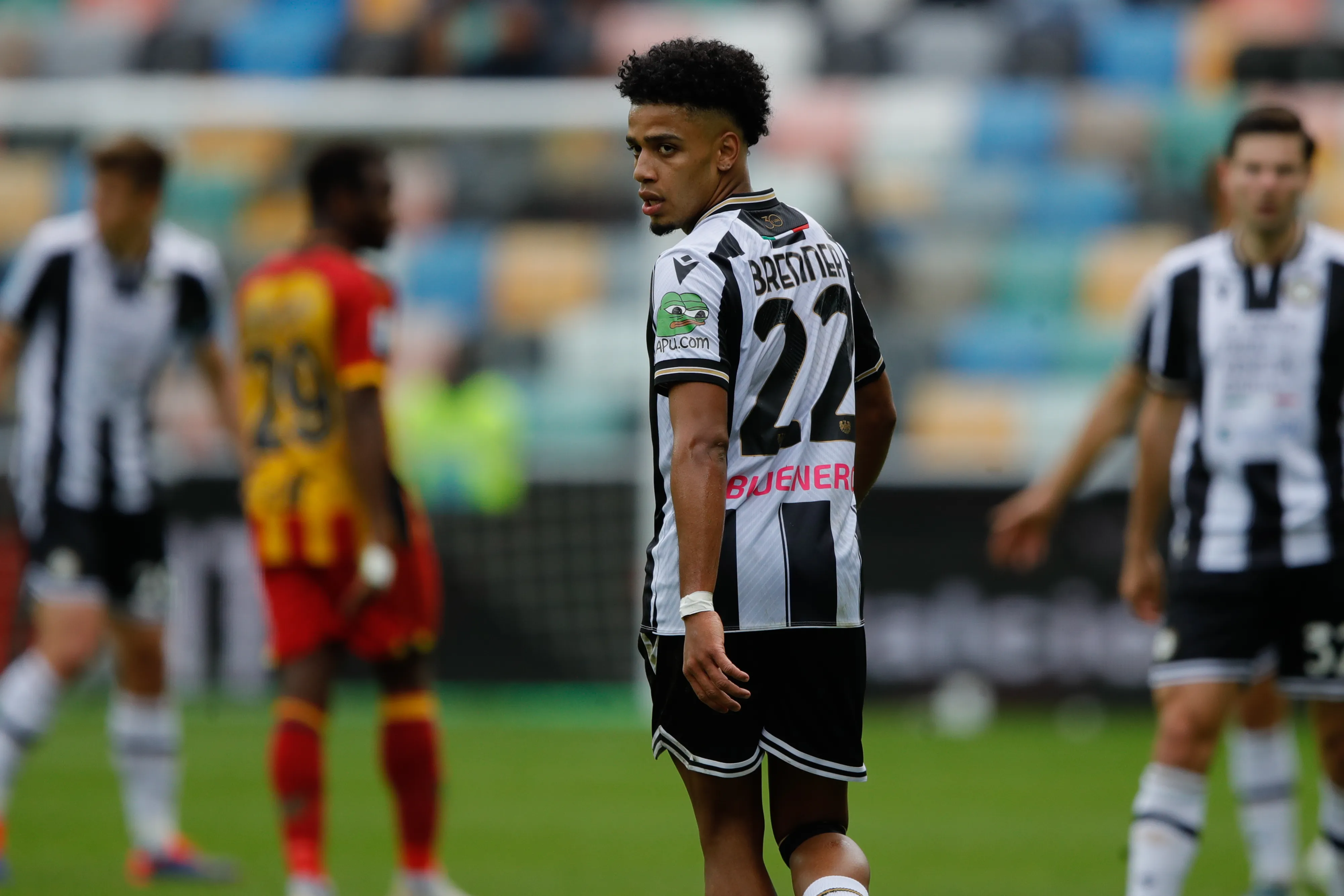 Brenner atuando na Udinese-ITA – (Photo by Timothy Rogers/Getty Images)