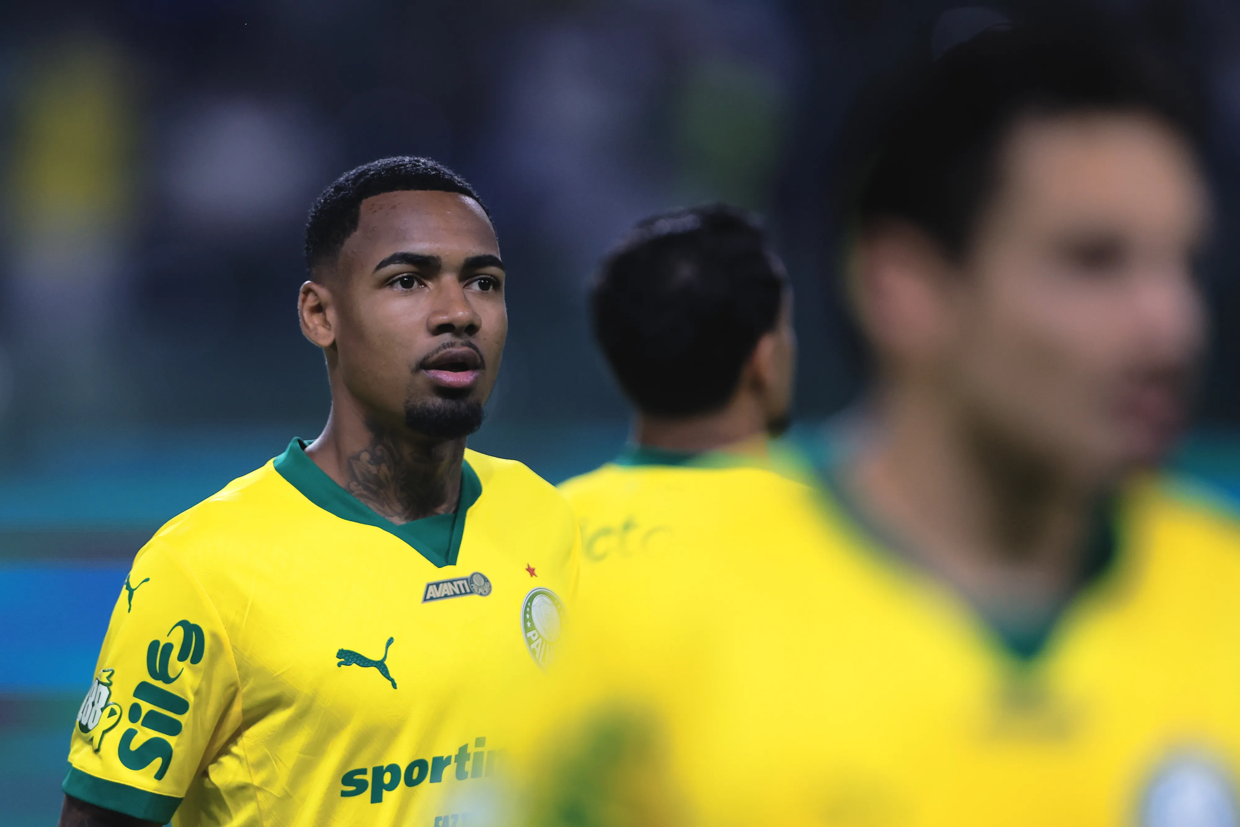 SP – SAO PAULO – 20/09/2025 – BRASILEIRO A 2025, PALMEIRAS X FORTALEZA – Allan jogador do Palmeiras durante partida contra o Fortaleza no estadio Arena Allianz Parque pelo campeonato Brasileiro A 2025. Foto: Ettore Chiereguini/AGIF