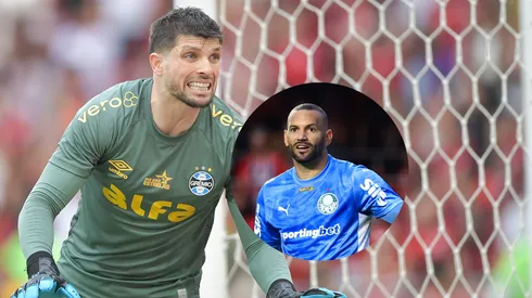Tiago Volpi, goleiro do Grêmio, fala sobre chegada de Weverton no Imortal (Imagem: Thiago Ribeiro/AGIF/ Marcello Zambrana/AGIF)