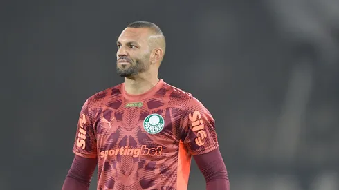 Abel Ferreira técnico do Palmeiras durante partida contra o Flamengo no estádio Maracanã pelo campeonato Brasileiro A 2025. Foto: Thiago Ribeiro/AGIF