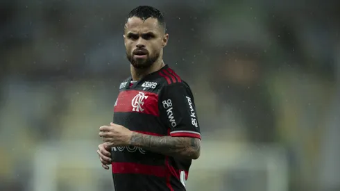 Michael jogador do Flamengo durante partida contra o Bragantino no estadio Maracana pelo campeonato Brasileiro A 2024. Foto: Jorge Rodrigues/AGIF