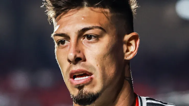 Rigoni jogador do Sao Paulo durante partida contra o Ceara no estadio Morumbi pelo campeonato Brasileiro A 2022. Foto: Marcello Zambrana/AGIF