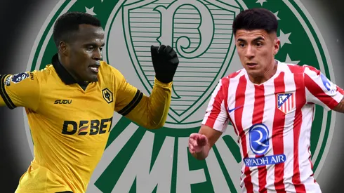 Jhon Arias e Thiago Almada ainda seguem na mira do Palmeiras. Fotos: Shaun Botterill e Denis Doyle (Getty Images)