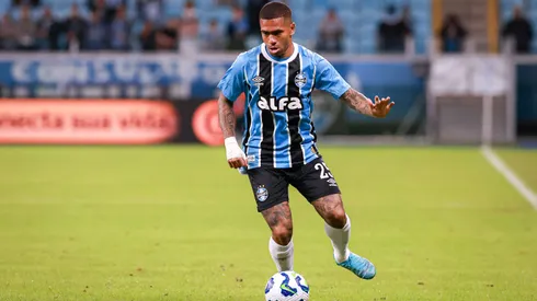 Lucas Esteves jogador do Gremio durante partida contra o CSA no estadio Arena do Gremio pelo campeonato Copa Do Brasil 2025.