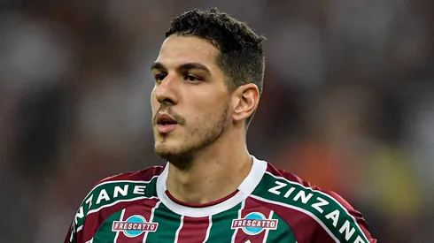 Nino jogador do Fluminense comemora seu gol durante partida contra o Cuiaba no estadio Maracana pelo campeonato BRASILEIRO A 2023. Foto: Thiago Ribeiro/AGIF