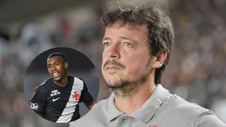 Fernando Diniz, técnico do Vasco, pede para que a diretoria não negocie Rayan neste momento (Imagem: Thiago Ribeiro/AGIF)