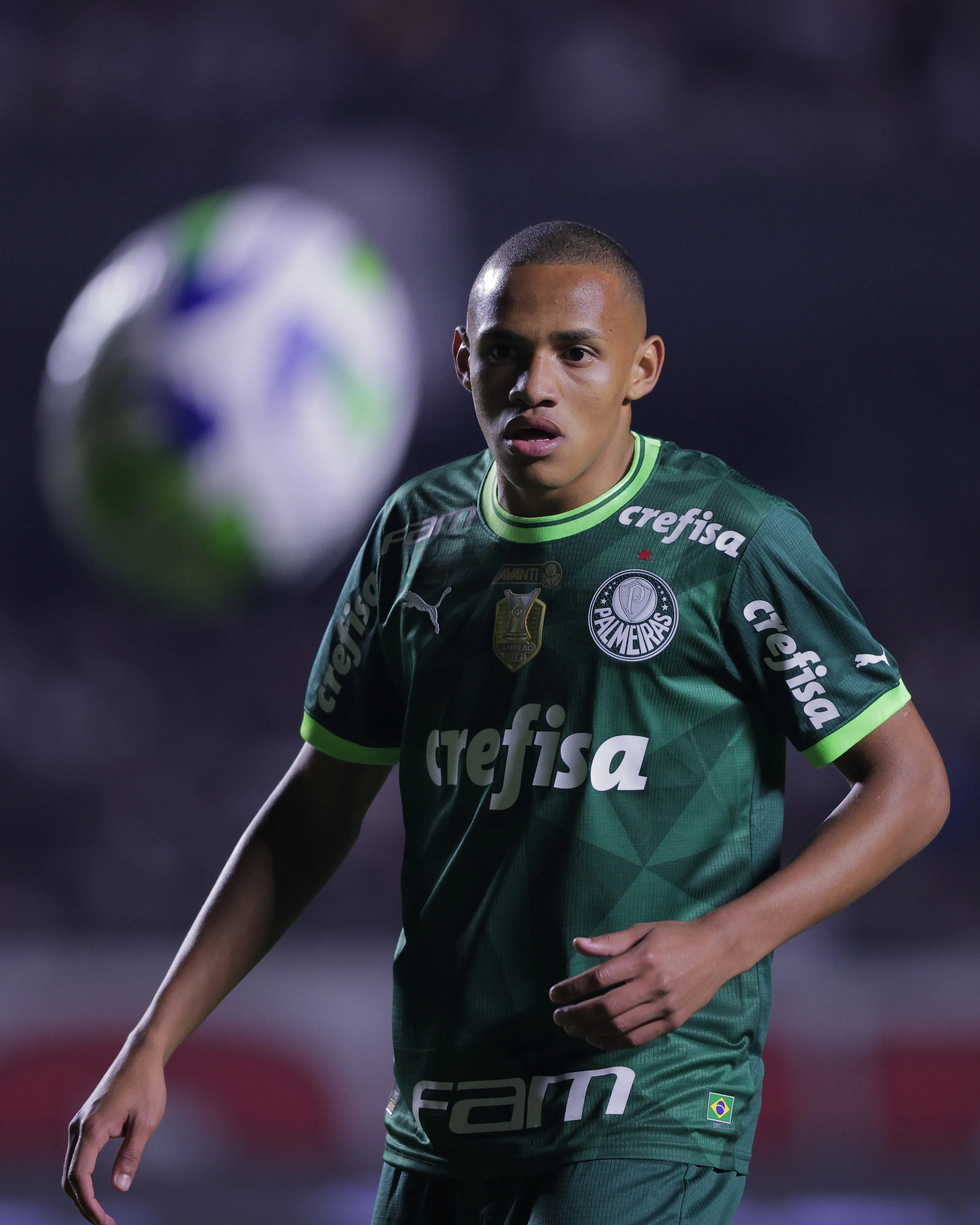 SP – SAO PAULO – 05/07/2023 – COPA DO BRASIL 2023, SAO PAULO X PALMEIRAS – Jhon Jhon jogador do Palmeiras durante partida contra o Sao Paulo no estadio Morumbi pelo campeonato Copa do Brasil 2023. Foto: Ettore Chiereguini/AGIF