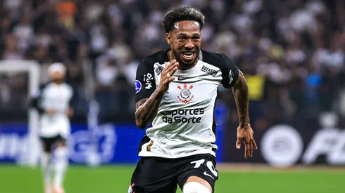 Jose Martinez jogador do Corinthians durante partida contra o America de Cali no estadio Arena Corinthians pelo campeonato Copa Sul-americana 2025. 
