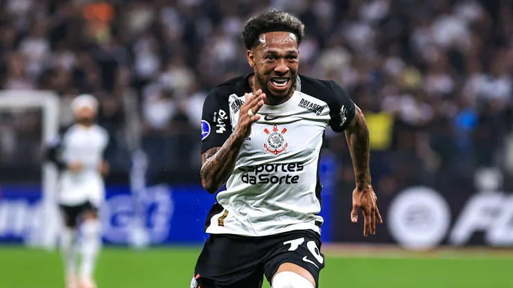 Jose Martinez jogador do Corinthians durante partida contra o America de Cali no estadio Arena Corinthians pelo campeonato Copa Sul-americana 2025.