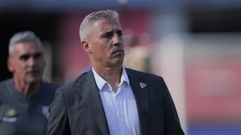 SP – SAO PAULO – 05/10/2025 – BRASILEIRO A 2025, SAO PAULO X PALMEIRAS – Hernan Crespo tecnico do Sao Paulo durante partida contra o Palmeiras no estadio Morumbi pelo campeonato Brasileiro A 2025. Foto: Ettore Chiereguini/AGIF
