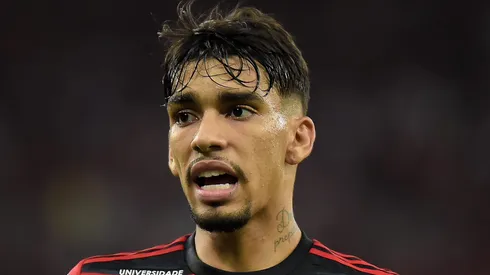 Lucas Paquetá pelo Flamengo durante partida contra o Botafogo no estadio Maracana pelo campeonato Brasileiro A 2018. Foto: Thiago Ribeiro/AGIF
