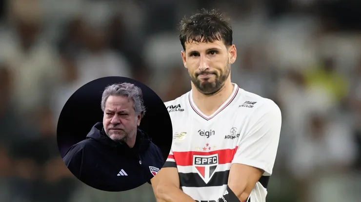 Calleri, atacante do São Paulo, fala sobre polêmicas internas do clube e do presidente Júlio Casares (Imagem: (Imagem: Gilson Lobo/AGIF/ Ettore Chiereguini/AGIF)