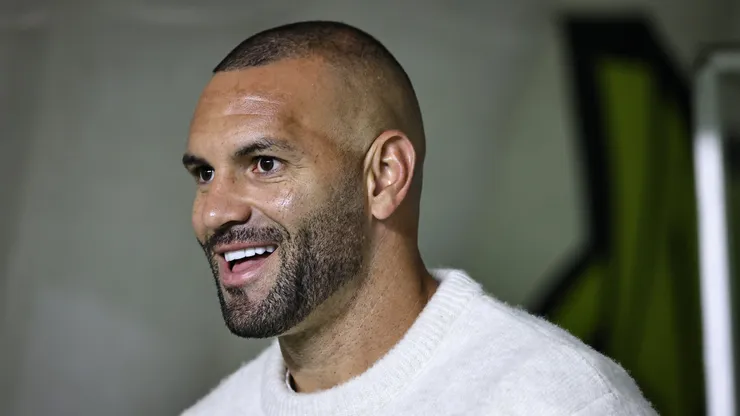Weverton goleiro do Palmeiras antes da partida contra o Santos no estadio Arena Allianz Parque pelo campeonato Brasileiro A 2025. Foto: Fabio Giannelli/AGIF