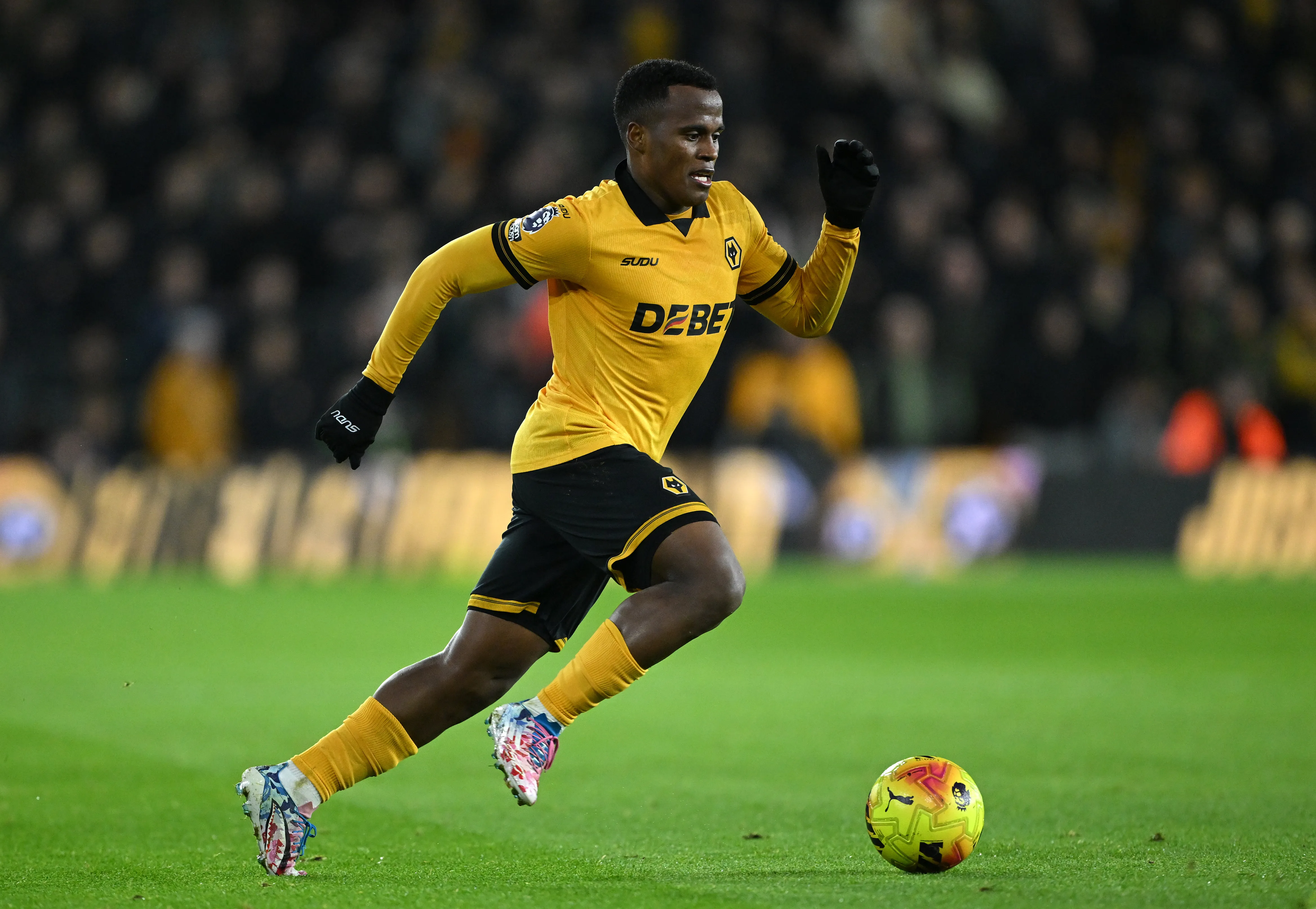 Jhon Arias atuando no Wolverhampton – (Photo by Shaun Botterill/Getty Images)