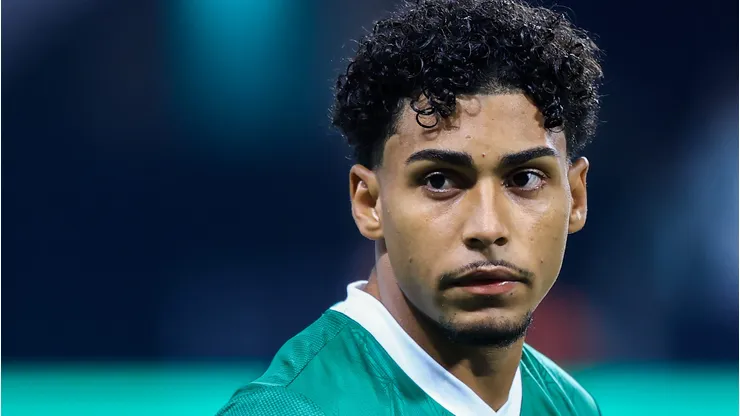 Luighi durante confronto entre Palmeiras x Grêmio no Brasileirão de 2025.